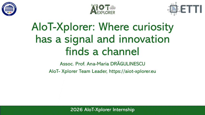 AIoT-Xplorer Internship 2026